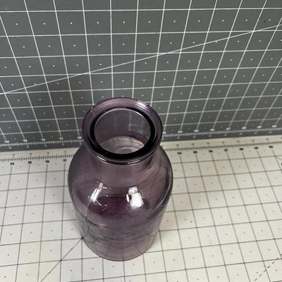 Purple Glass Bottle