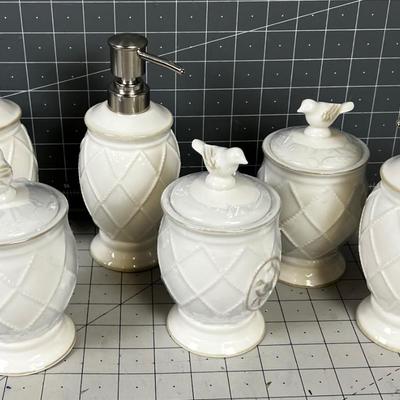 6 Total New Soap or Lotion and Jars to whatever. NEW 