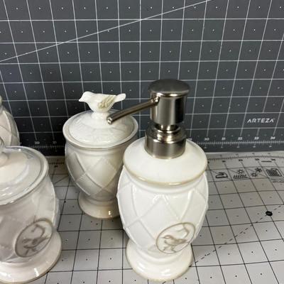 6 Total New Soap or Lotion and Jars to whatever. NEW 