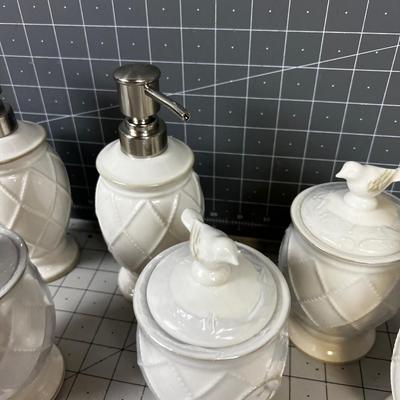 6 Total New Soap or Lotion and Jars to whatever. NEW 