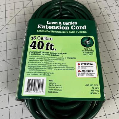 GREEN 40' Extension Cord
