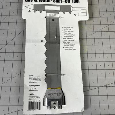 Emergency Gas and Water Turn off Tool
