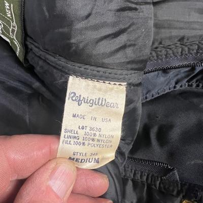 VINTAGE  Snow  Bibs Navy 