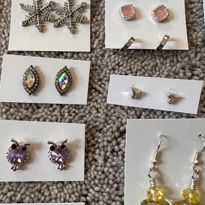 30 Pairs Earrings Costume Jewelry