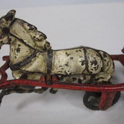 Vintage Carpenter Galloping Horse & Wagon