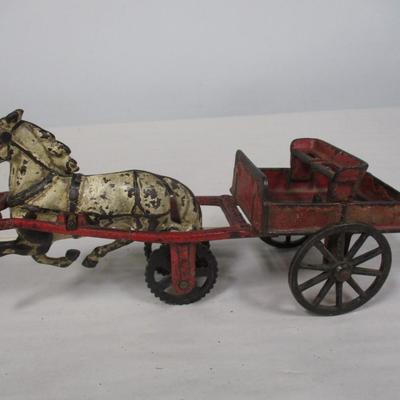 Vintage Carpenter Galloping Horse & Wagon