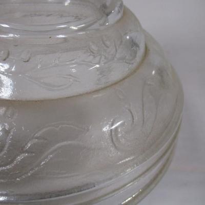 Glass Hurricane Lamp