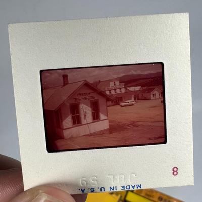 Lot of Vintage Kodak Color Slides Buildings, Family Life, Vacation Photos & More