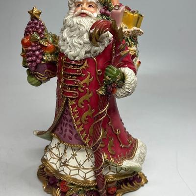 Fitz and Floyd Classics Christmas Holiday Musical Box Deck the Halls Figurine