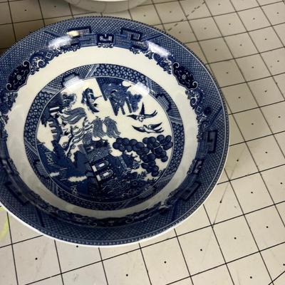 Johnson Brothers Willow Dinnerware Plates and Bowls 