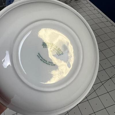 Johnson Brothers Willow Dinnerware Plates and Bowls 