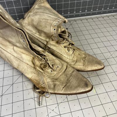 Women's Lace Up Boots ANTIQUE 