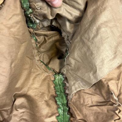 Victorian Era Top GREEN Velvet Cotton Lining.
