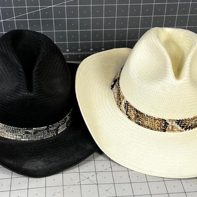2 Cowboy Hats Scala Collection 