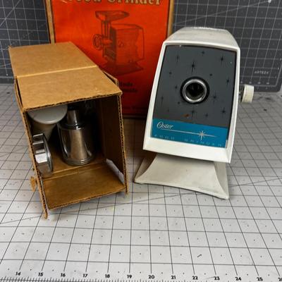 OSTER Food Grinder, VINTAGE 