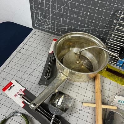 Kitchen Items: Canning, Pairing and Rolling Items.