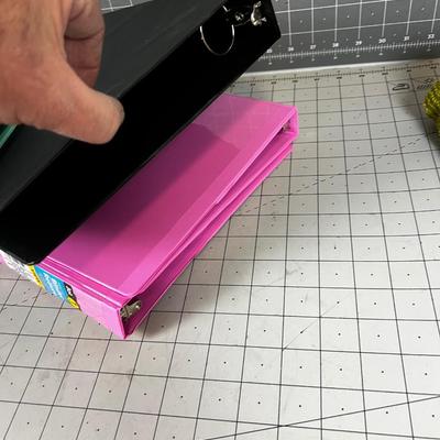 6 New 1" 3-Ring Binders NEW 