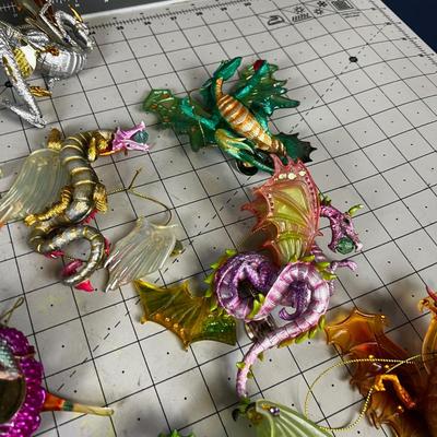 DRAGONS of the Crystal Cave Ornaments 