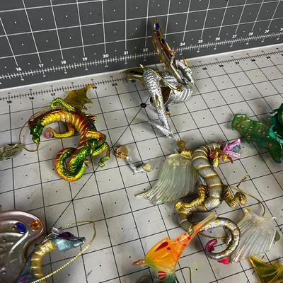 DRAGONS of the Crystal Cave Ornaments 