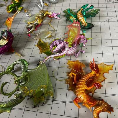 DRAGONS of the Crystal Cave Ornaments 