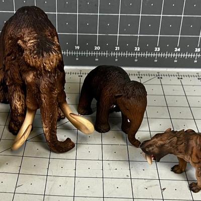 Hard Plastic Pre-Historic Animals 