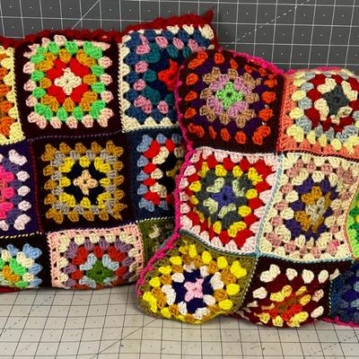 2 Granny Pillows 