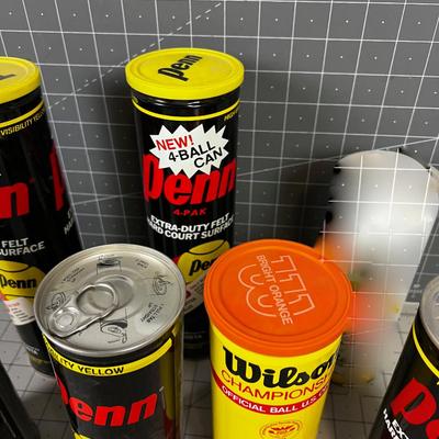 NEW OLD STOCK Tennis Balls (6) Still in sealed can