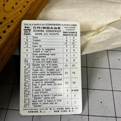 Vintage Cribbage Board 