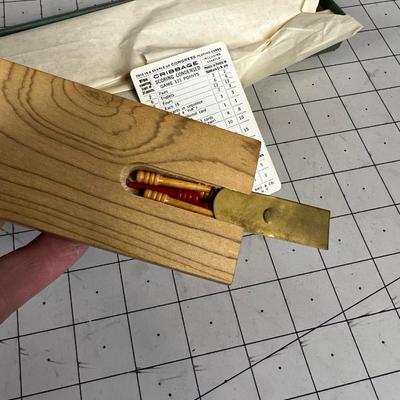 Vintage Cribbage Board 