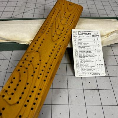 Vintage Cribbage Board 