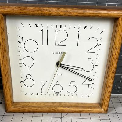Oak Framed Clock