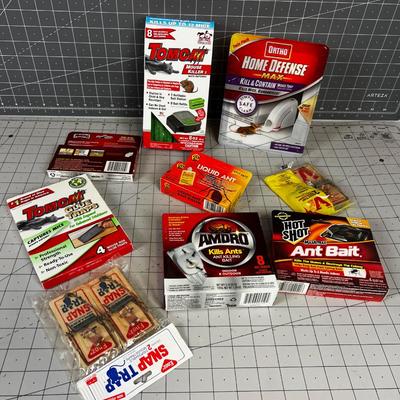 Rat Bait and Mouse Traps