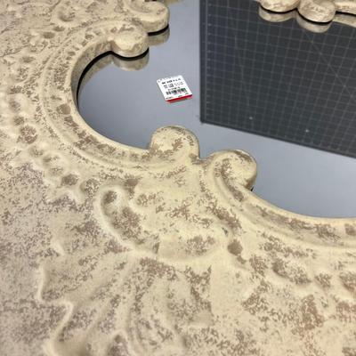 2 Decorative Mirrors with  Resin Frames 