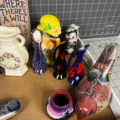 Tray of Decorative Ceramics