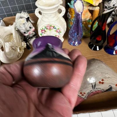 Tray of Decorative Ceramics