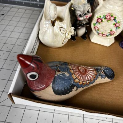 Tray of Decorative Ceramics