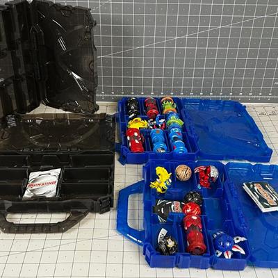 Monsuno Action Figures (4) Cases 