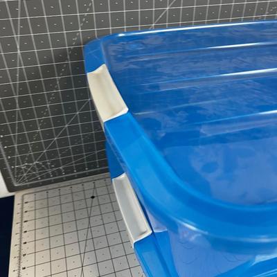 2 Blue under the Bed Totes