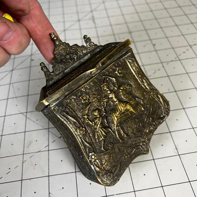 Antique Turkish Ottoman Empire Cartridge Holder BRASS