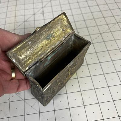 Antique Turkish Ottoman Empire Cartridge Holder BRASS