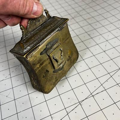 Antique Turkish Ottoman Empire Cartridge Holder BRASS