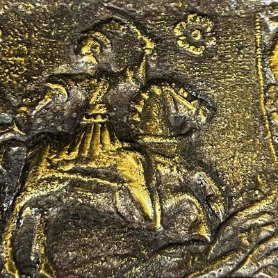 Antique Turkish Ottoman Empire Cartridge Holder BRASS