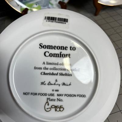 (4) Series of Puppy Dog Plates, OMG Cute