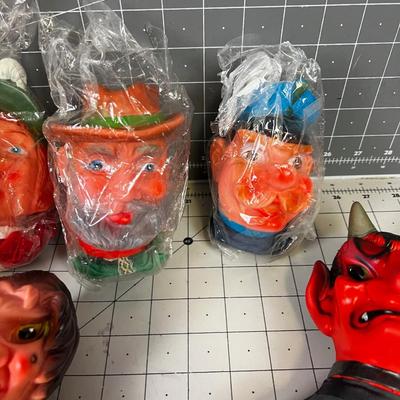 Collection of Fairy Tale Hand Puppets European Probably Germany