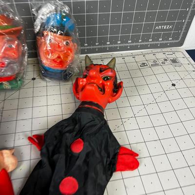 Collection of Fairy Tale Hand Puppets European Probably Germany