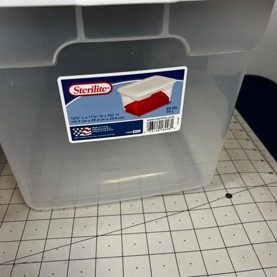 2 Small Totes for Project Storage