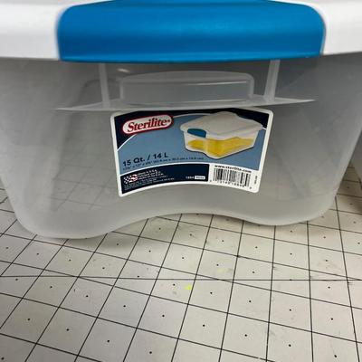 2 Small Totes for Project Storage