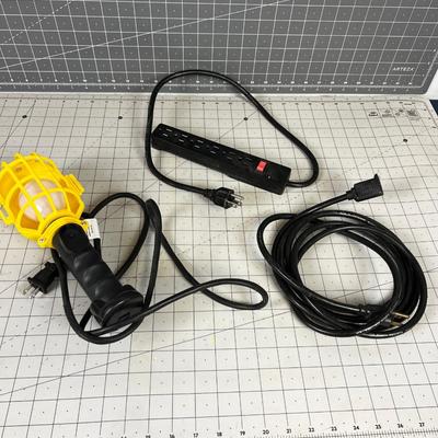 Plug Bar, Drop light and Cord