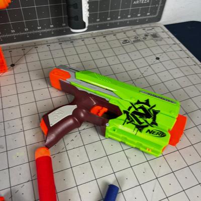 NERF Guns Used