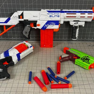 NERF Guns Used